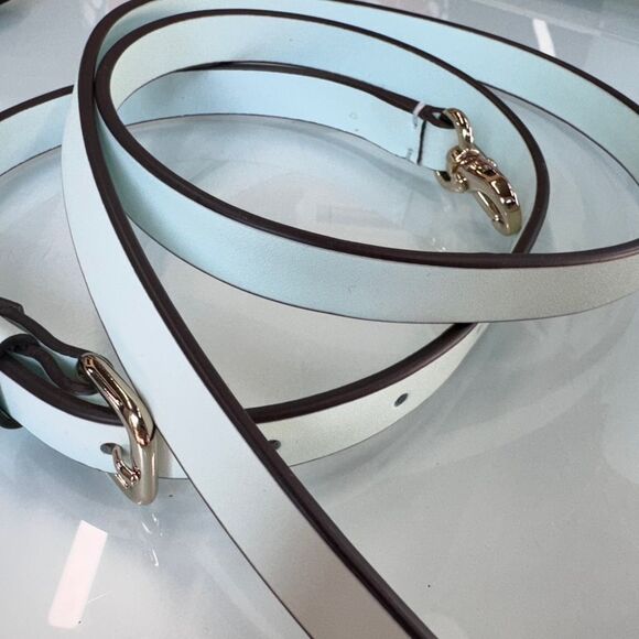 NWOT Kate Spade Tote Bag – Leather Structured Shopper –Light Blue Work Bag Purse - Picture 16 of 16